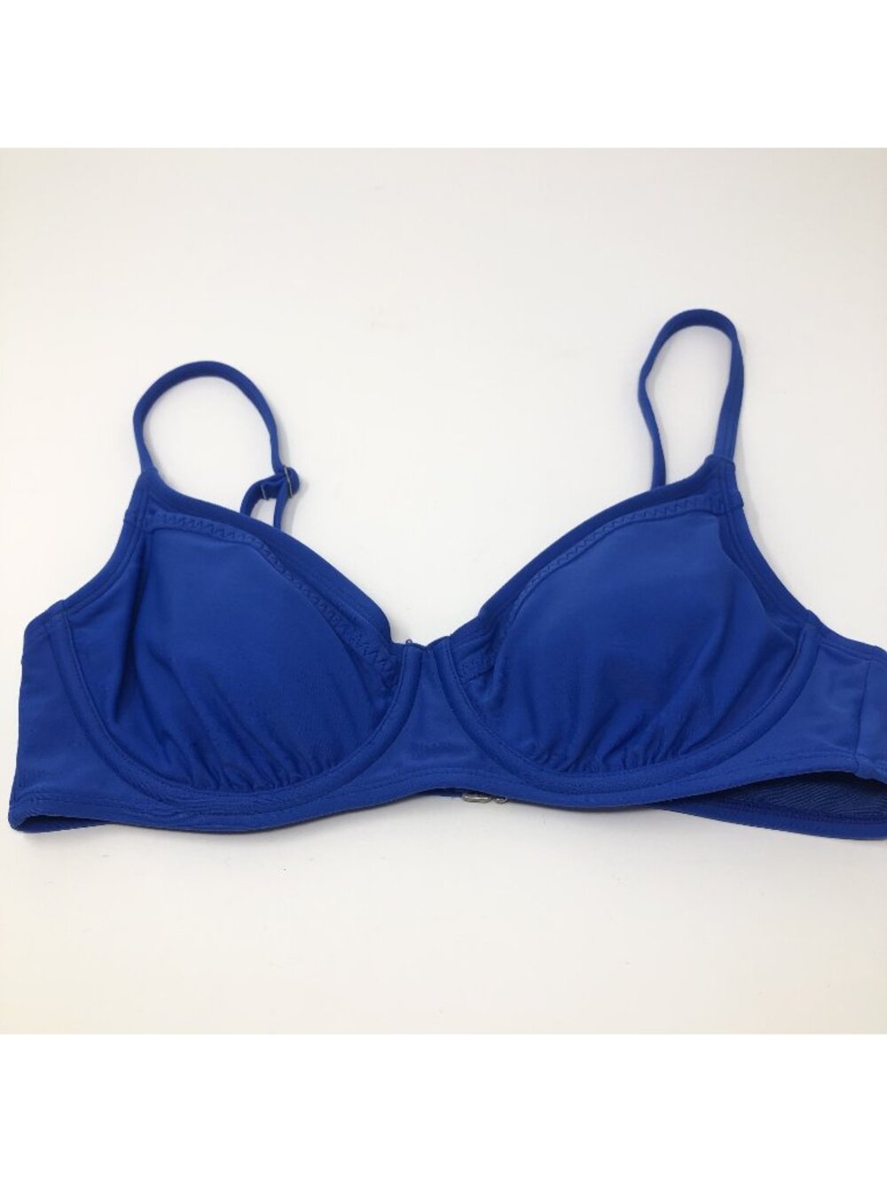 Athleta Kaimana Bikini Swim Top Size 34 B/C Caspian Blue Underwire